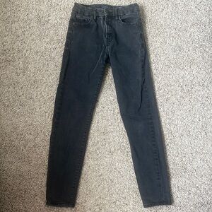 Black Aeropostale High Rise Jeggings
